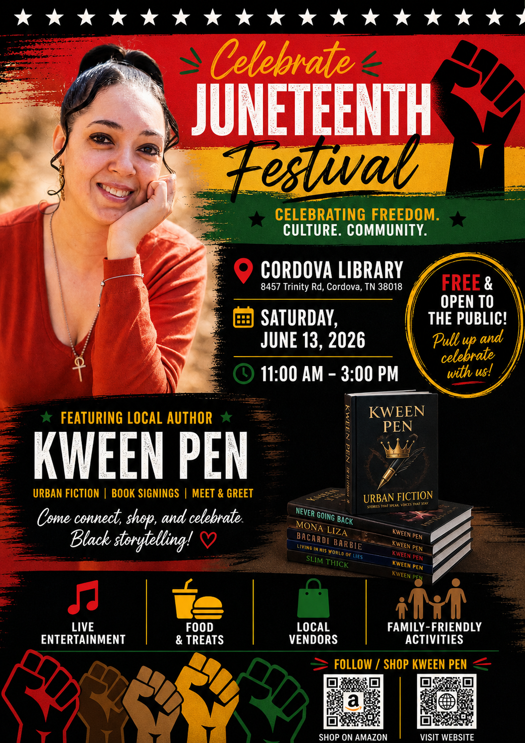 Cordova Library's Juneteenth Festival
