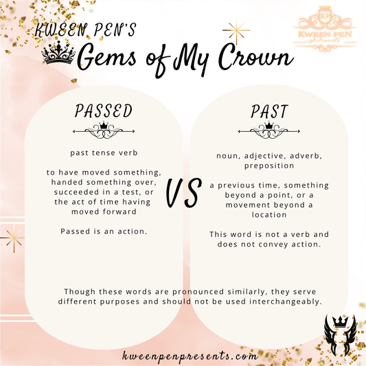 Gems of My Crown ~ Passed vs. Past