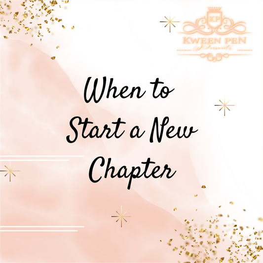 When to Start a New Chapter (Because Mid-Scene Is Not It!)
